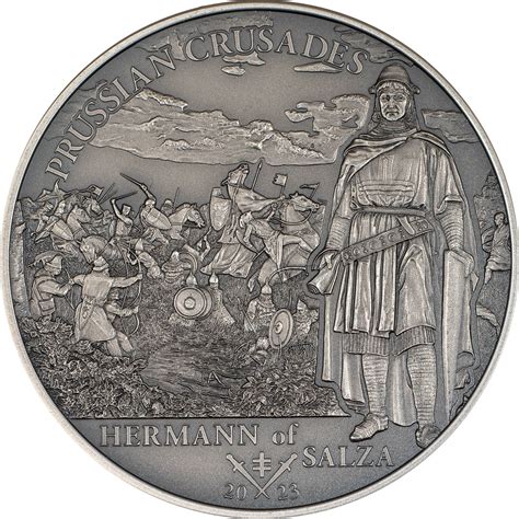 Cook Islands - 2023 - 5 Dollars - History of the Crusades PRUSSIAN