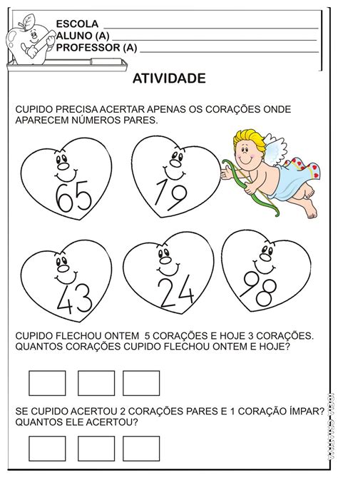 Atividade Numeros Pares E Impares Ano Learnbrazil