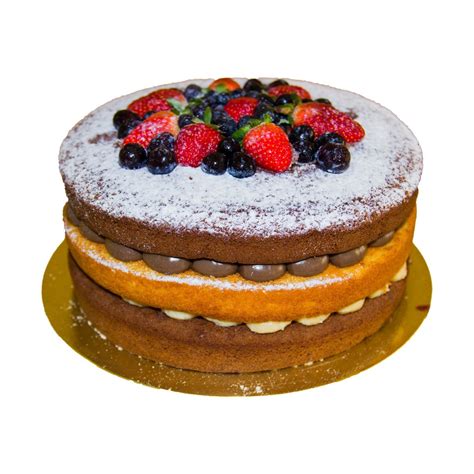 Naked Cake Double Chocolate Frutos Vermelhos Entrega Em H Chefpanda