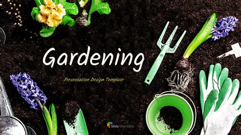 Gardening Simple PPT Templates