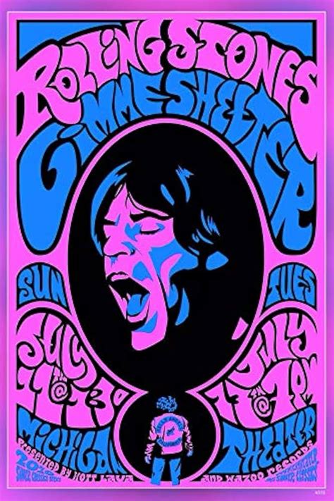 Rolling Stones Vintage Concert Posters Vintage Rolling Stones Poster
