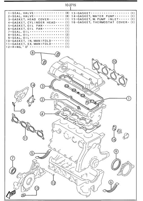 2003 Mazda Protege Engine Diagram