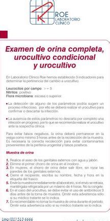 Requisitos Para Examen De Orina Completa Y Urocultivo Salud En Detalle