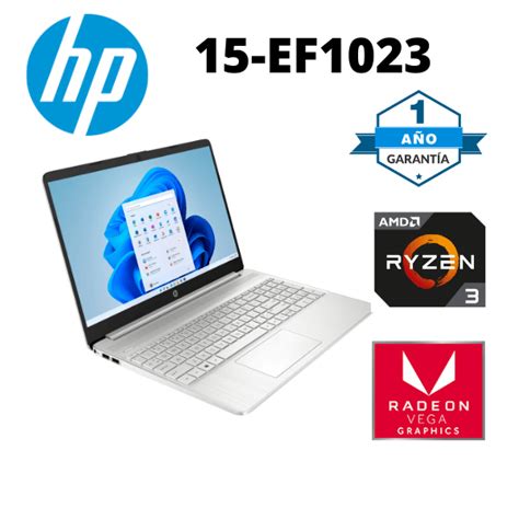 Laptop Hp Ef Amd Ryzen U Ghz Gb Ram Gb Ssd