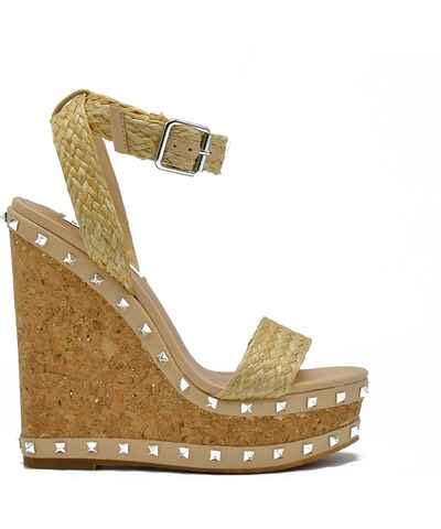 Nude γυναικεία πέδιλα για γάμο με τρουκς με τακούνι GLAMI gr