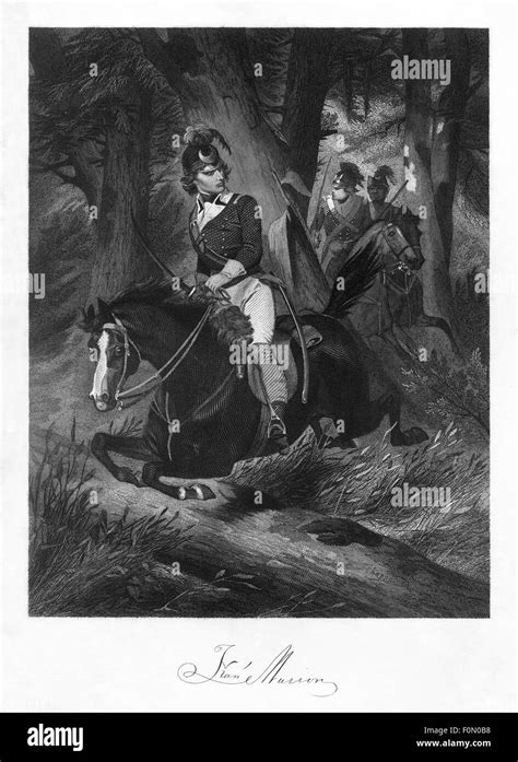 Francis Marion Engraving Stock Photo Alamy