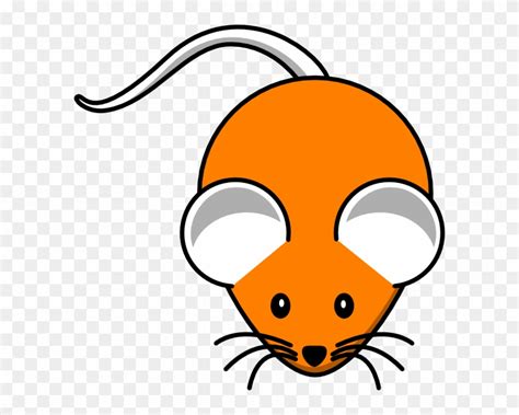 Orange Mouse Svg Clip Arts 600 X 592 Px Cute Mouse Clip Art Hd Png