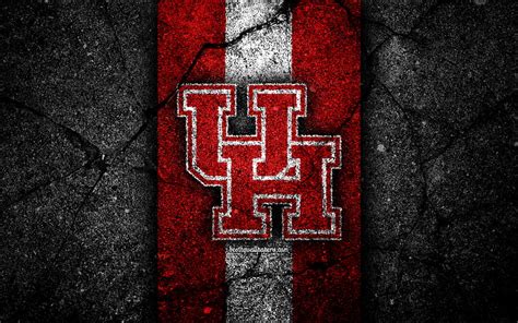 Houston Cougars American Football Team Ncaa Red White Stone Usa