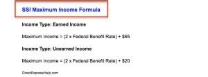 SSI Income Limits - 2020 - Social Security Portal