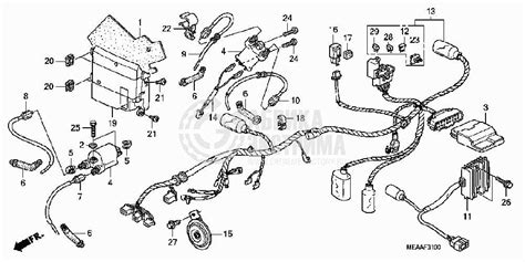 Wiring diagram for a 2005 Honda VTX 1300