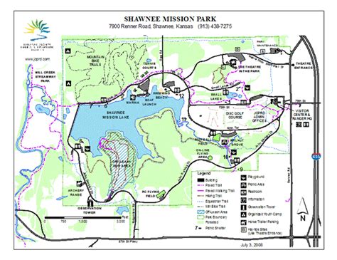 Shawnee Mission Park Shelter Map - Wisconsin Us Map