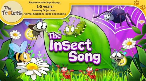 The Insect Song For Preschoolers I Bug Songs I Nursery Rhymes And Kids