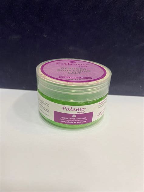 Body Scrub Salt Green Apple Palemo Mar Dead Sea Products