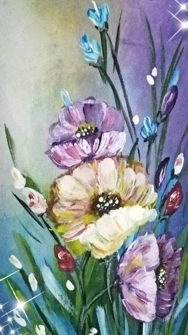 Pin By Marleen Meintjes On Art Poppies Verf Selfmaak Floral Art