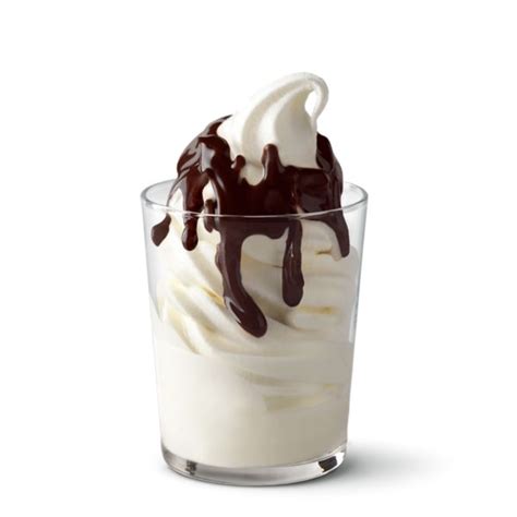 McDonald S Hot Fudge Sundae Soft Serve And Fudge Topping Price Nutrition Allergen