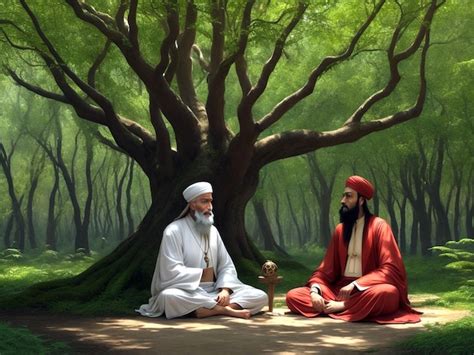 premium ai image  spiritual sufi saint prayer  god ai generated