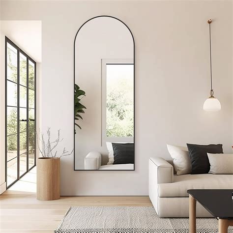 Snapklik.com : 64"x21" Full Length Floor Mirror, Wall Mounted Mirror