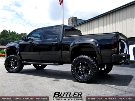 Black Lifted Gmc Truck Nice Wheels Very Nice Truck Gmc Sierra Trucks