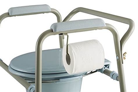 Medline Steel 3 In 1 Bedside Commode Portable Toilet With Microban An