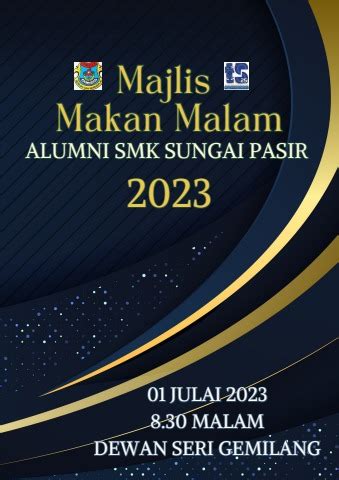 Buku Program Majlis Makan Malam Alumni Smk Sungai Pasir Smk