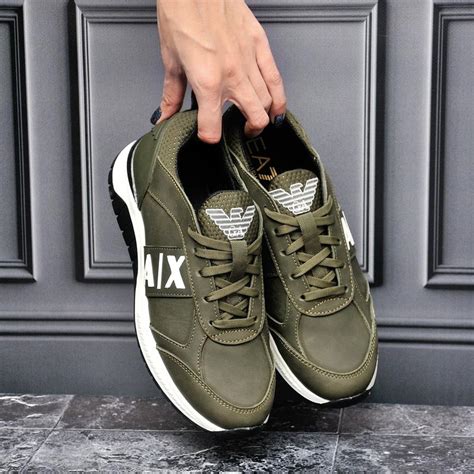 Кроссовки мужские кожаные armani кросівки чоловічі армані — цена 2400 ...