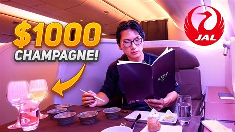 Hours On Japan Airlines First Class Tokyo To La Youtube