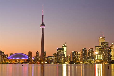 Filetoronto At Dusk A Wikimedia Commons