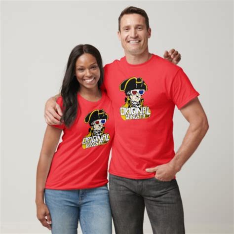 George Washington Original Gangsta T Shirt Zazzle