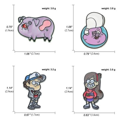 Gravity Falls Mabel Enamel Pin Distinct Pins