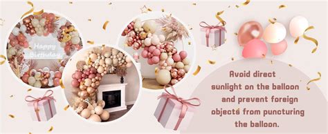 Amazon Blush Pink Nude Balloon Arch Kit Dusty Pink Rose Gold Nude Balloons For Girls Women