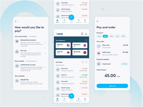 Wise App - Redesign Concept by Rakibul Islam 🍃 on Dribbble