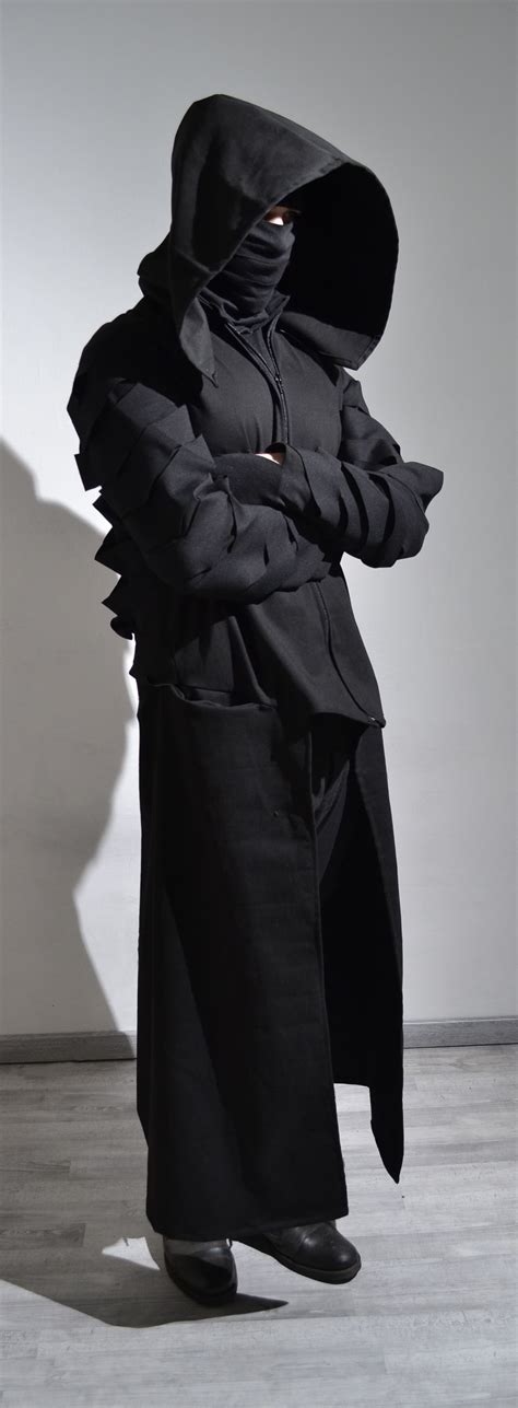 Dragon Hoodie / Coat / Longcoat Detailed Avant Garde Handmade Dark ...