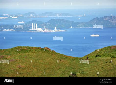 Aerial View Of The Green Mountains On The Eastern Pearl River Delta In