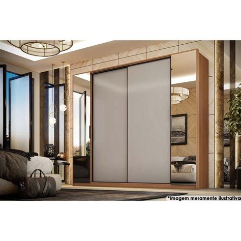 Guarda Roupa Portas E Gavetas C Espelhos Laredo Amendola Nude Prime Tx Dem Bile