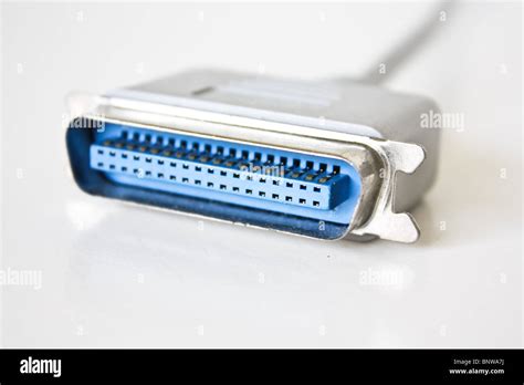 parallel port printer cable Stock Photo - Alamy