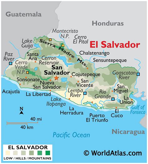 El Salvador Geographical Features