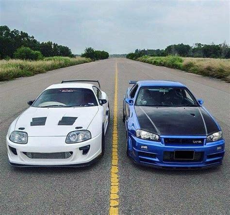 A Supra Vs Gt R R Drag Race Proves More Power Doesn T