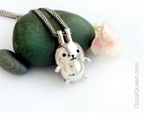 Миниатюрный кулон Заяц, серебро 925 и родий