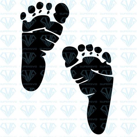 3688+ Cute Footprint Svg File for Cricut