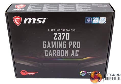 MSI Z370 Gaming Pro Carbon AC Motherboard Review | KitGuru- Part 2