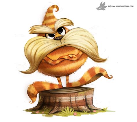 Day 838. The Lorax by Cryptid-Creations on DeviantArt