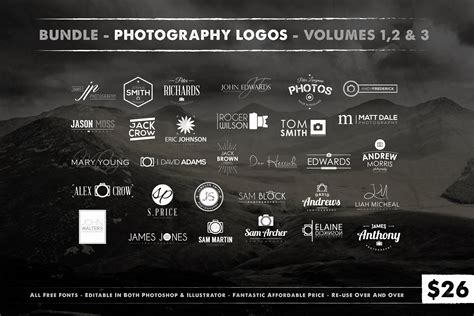 Photography Logo Design Templates