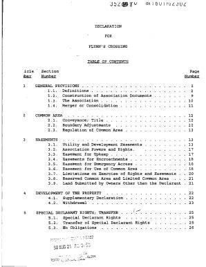 Fillable Online Flynn S Crossing Hoa Declaration Fax Email Print