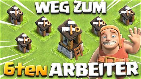 ALLE NEUEN Aufgaben für 6 Bauarbeiter Clash of Clans Deutsch