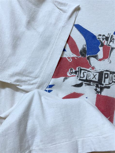 Vintage Sex Pistols Anarchy In The Uk Punk Rock Band T Shirt White