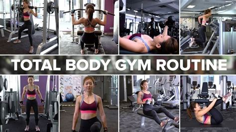 Total Body Strength Training Gym Routine Joanna Soh Youtube Gym