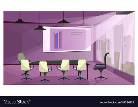 Modern business meeting room Royalty Free Vector Image