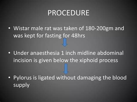 Antiulcer Screening Models Ppt