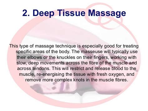 Top 10 massage techniques