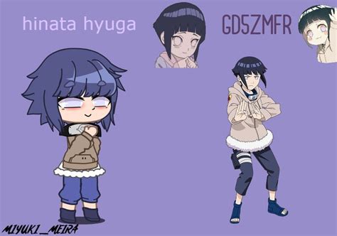 Hinata Hyuga Gacha Club Garabatos Lindos Personajes De Naruto Personajes